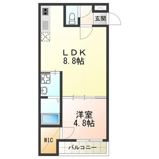 フジパレス阪南町Ⅱ番館【3階】の間取り