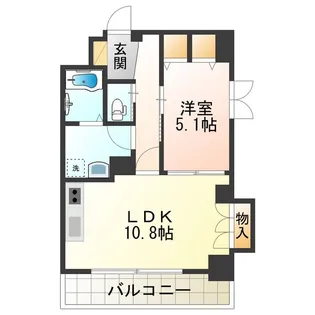 Mon maisonⅠ【6階】の間取り