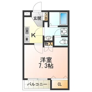 沢ノ町駅前88マンション【402号室】の間取り