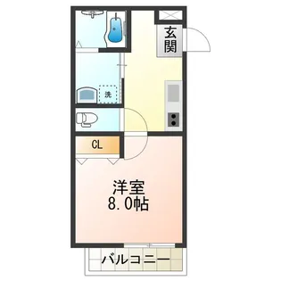 フジパレス阿倍野丸山通Ⅰ番館【3階】の間取り