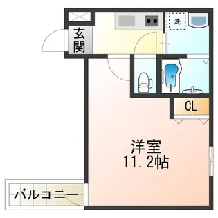 フジパレス阿倍野丸山通Ⅱ番館【3階】の間取り