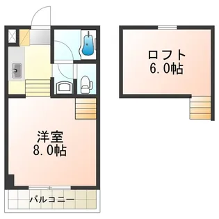 カーサ東住吉【1階】の間取り