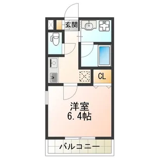 P&J 高田【2階】の間取り