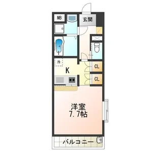 ARCO ROSA【7階】の間取り