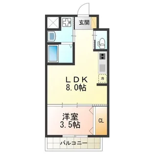 FDS NOVA【5階】の間取り