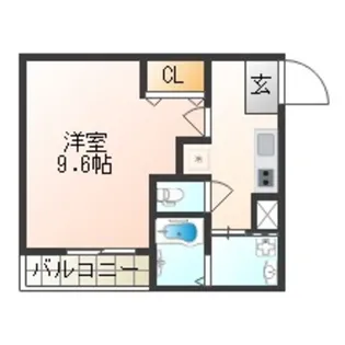 フジパレス喜連瓜破Ⅲ番館【3階】の間取り