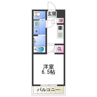 アッシュメゾン平野EAST【1階】の間取り