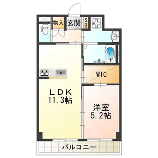 エバーリンク【3階】の間取り