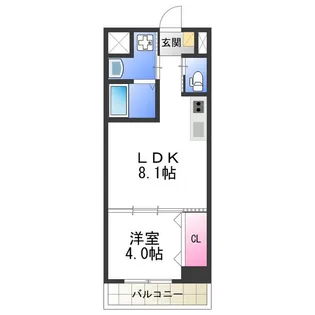 FDS PREX【6階】の間取り