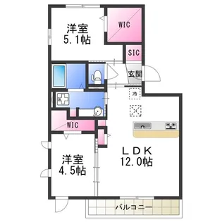 MARCH−T【1階】の間取り
