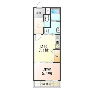 フジパレス杉本町Ⅰ番館【0102号室】の間取り