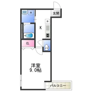 フジパレス長居公園【1階】の間取り