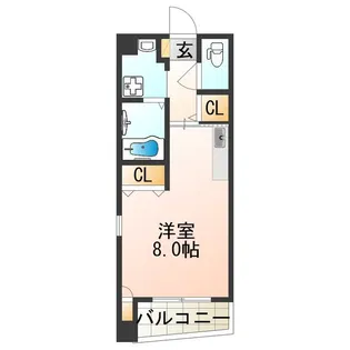 ロイヤルカサブランカ【5階】の間取り
