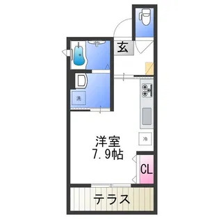 メゾンセドーレⅢ【0102号室】の間取り