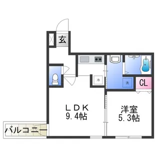 フジパレス北加賀屋駅南【1階】の間取り