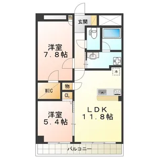 LAVIS(ラヴィ)【2階】の間取り