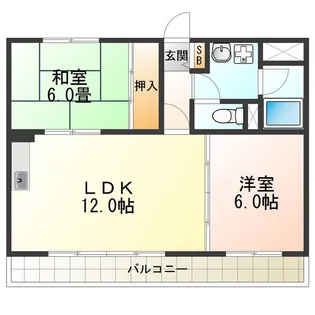 グランドール南栄【3階】の間取り