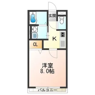 パークサイドハイムあびこ【1階】の間取り