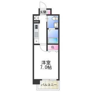 アービングNeo平野駅前【8階】の間取り