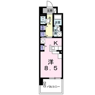カルム ド アビタシオン【302号室】の間取り