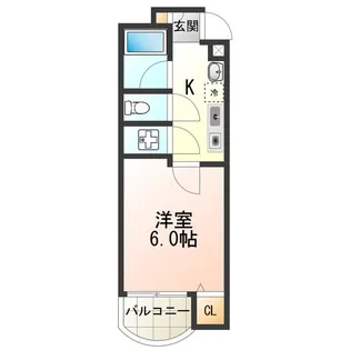 ホワイトヴィラ杉本【2階】の間取り