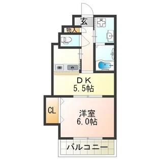 エミネンスパレス【0502号室】の間取り