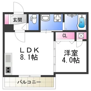 F asecia Velos【3階】の間取り