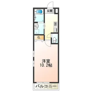 フジパレス粉浜Ⅱ番館【3階】の間取り