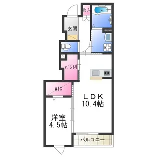 CREST【1階】の間取り