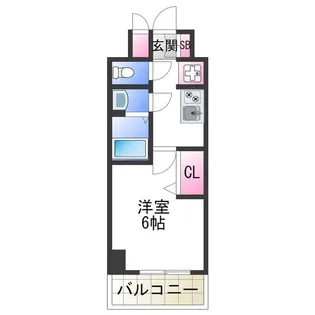 1Kの間取り画像