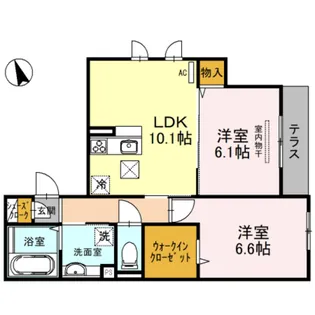 RayMaison住吉大社【1階】の間取り
