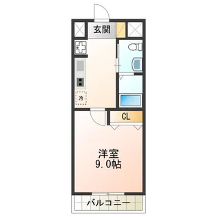 リアライズ住之江公園【5階】の間取り