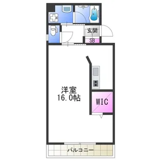 PS−9長居【4階】の間取り