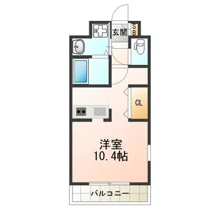 ヴィラルーチェ【4階】の間取り