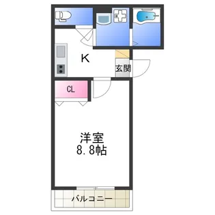 Felice御崎【1階】の間取り