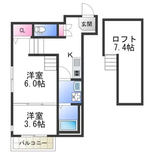 SayaReine Sugimoto【2階】の間取り