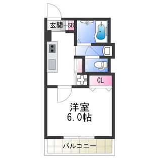 ラ・ヴィーア文の里【2階】の間取り