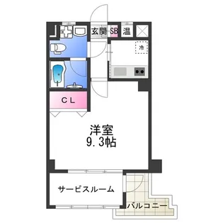 Ritz東住吉【1階】の間取り