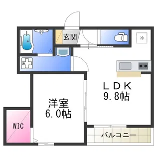 メゾン・デ・ヴィラ住吉【1階】の間取り