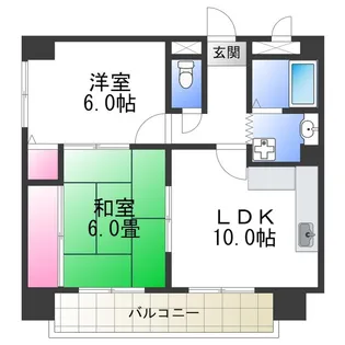 エクレール【3階】の間取り