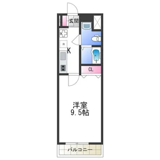 Jino平野【6階】の間取り