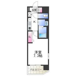 Luxe我孫子Ⅱ【8階】の間取り