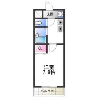 ラフィーネ北島【4階】の間取り