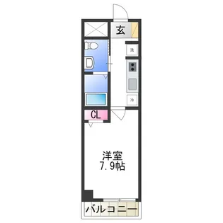 YOSHITOMI SANNOU【0302号室】の間取り