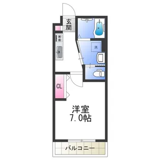 GROOVE住吉【3階】の間取り