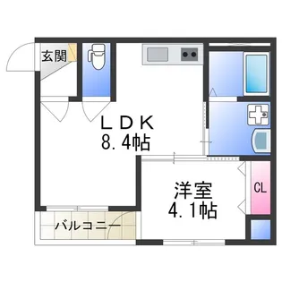 DOAHN 加美正覚寺【1階】の間取り
