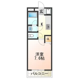 バンブーコートⅡ番館【1階】の間取り