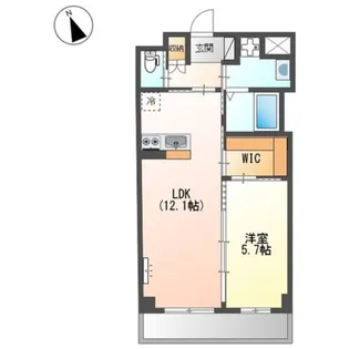 グランシャリオ【2階】の間取り