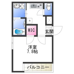フジパレス杭全ノース【3階】の間取り