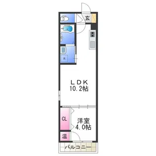 F asecia BONNY【3階】の間取り